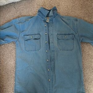 L.L. Bean Traditional Fit Denim Shirt